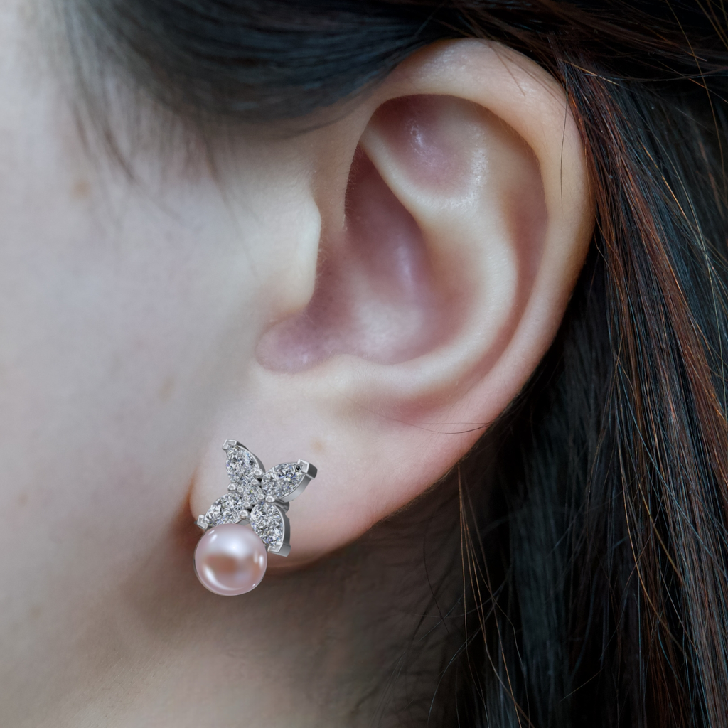 Gabrielle Pink Pearls Model Photo.webp