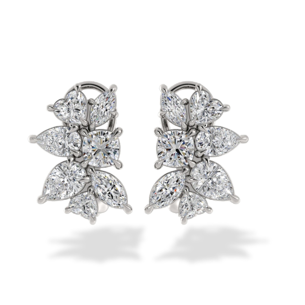 "Designer" Diamond Earrings
