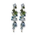 Topaz & Tourmaline Earrings