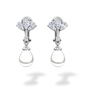 Diamond & Pearl Earrings