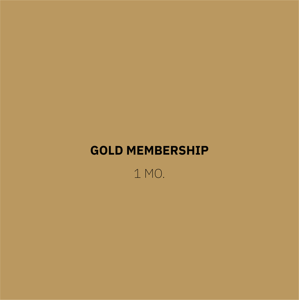 Gold Membership (Monthly)