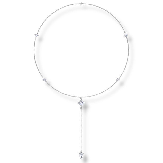 Lariat Diamond Necklace 