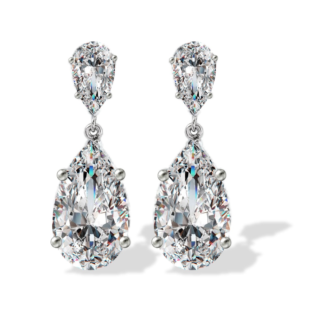 Diamond Dangle Earrings