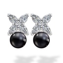 Diamond & Pearl Earrings