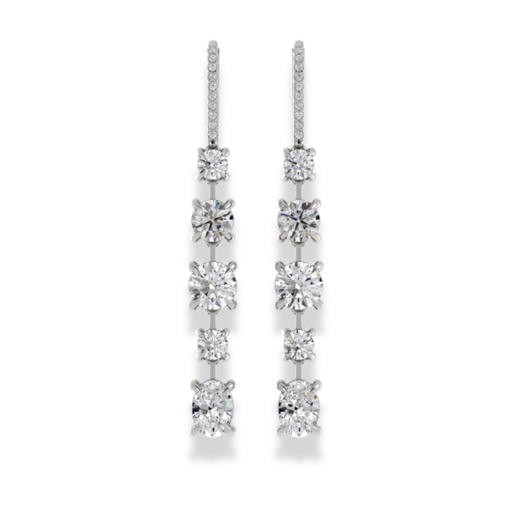 Drop Diamond Earrings