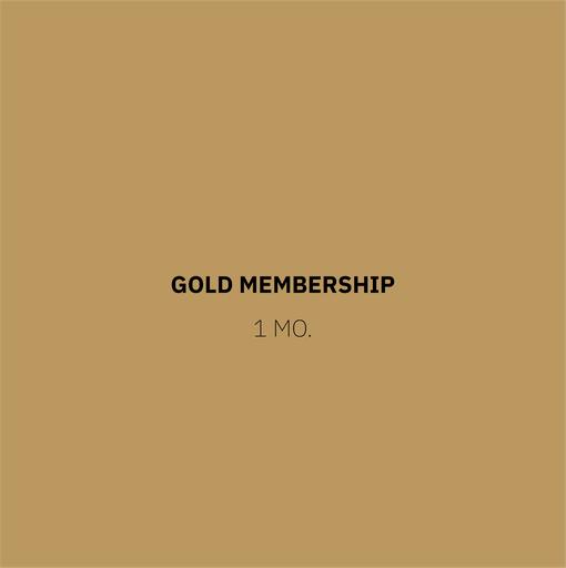 Gold Membership (Monthly)